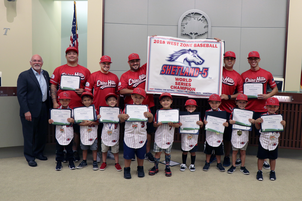 Chino Hills Pony League Shetland World Series Champions